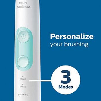 Sonicare ProtectiveClean 5100 showing the three different modes